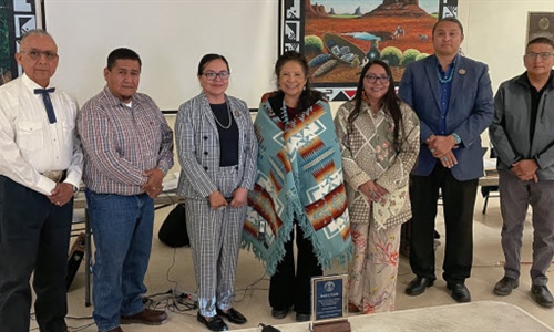 Resources and Development Committee honors Aneva J. Yazzie  for 13...