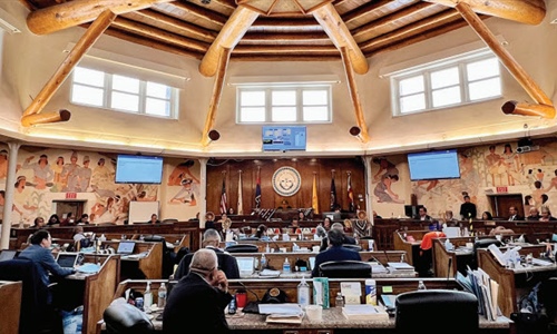 25th Navajo Nation Council’s Naabik’íyáti’ Committee voices support to...