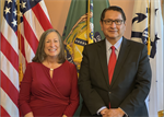 President Nez meets with Marilynn Malerba, the first Native American to serve as U.S. Treasurer