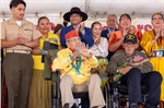 Navajo President Buu Nygren, Speaker Curley, Chief Justice Jayne honor  three remaining Navajo Code Talkers, say Diné bizaad must be preserved
