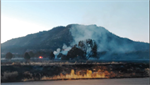 Sonsela Butte Fire burns approximately 133 acres north of Crystal, N.M.