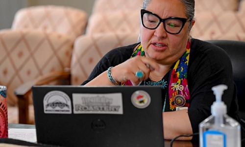 The Missing and Murdered Diné Relative Task Force hears a report on the...
