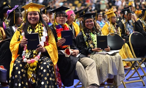 Wildcat spirit fills the Den during 2025 Chinle High School graduation