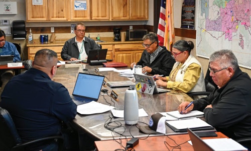 Law and Order Committee receives a report from the Navajo Fire...